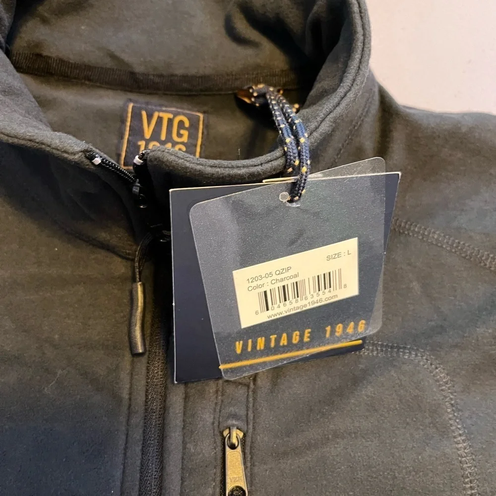 Vintage 1946 1/4 Zip Large Pullover - Picture 4 of 6
